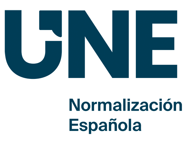 Logotipo UNE Normalizacion Española